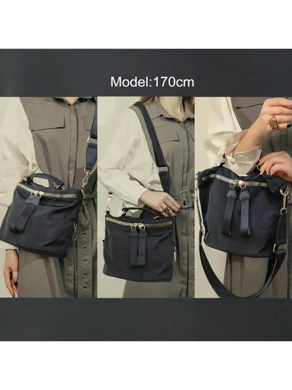 Lightweight Anti-Theft Nylon Handbag | Casual Travel & Shopping Shoulder